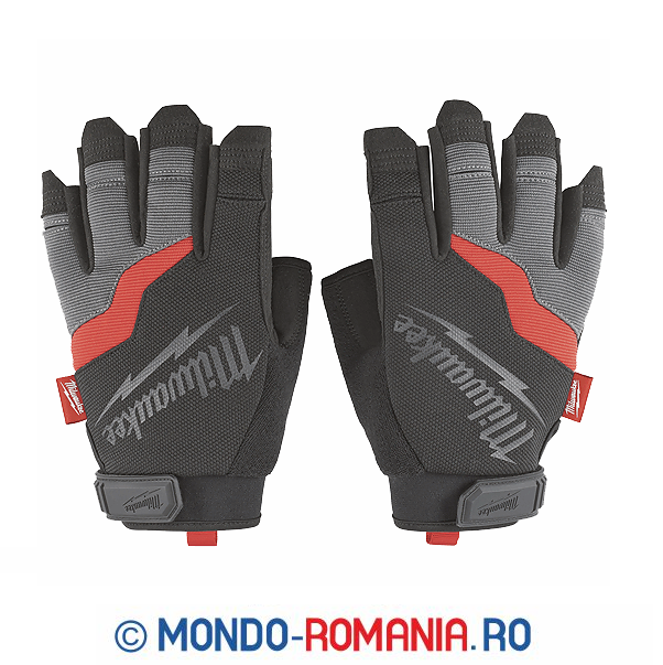 Echipament protectie - Manusi profesionale de lucru fara degete MILWAUKEE Half Finger